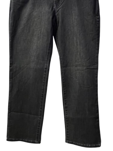 Chicos Straight Leg Jean Size 2 Short L Vancouver Gray Wash Denim Mid Rise NWT - Picture 4 of 14