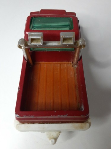 Tootsietoy Pick Up Truck Red W/ Purple and Orange Stripe Made in United States - 第 4/7 張圖片