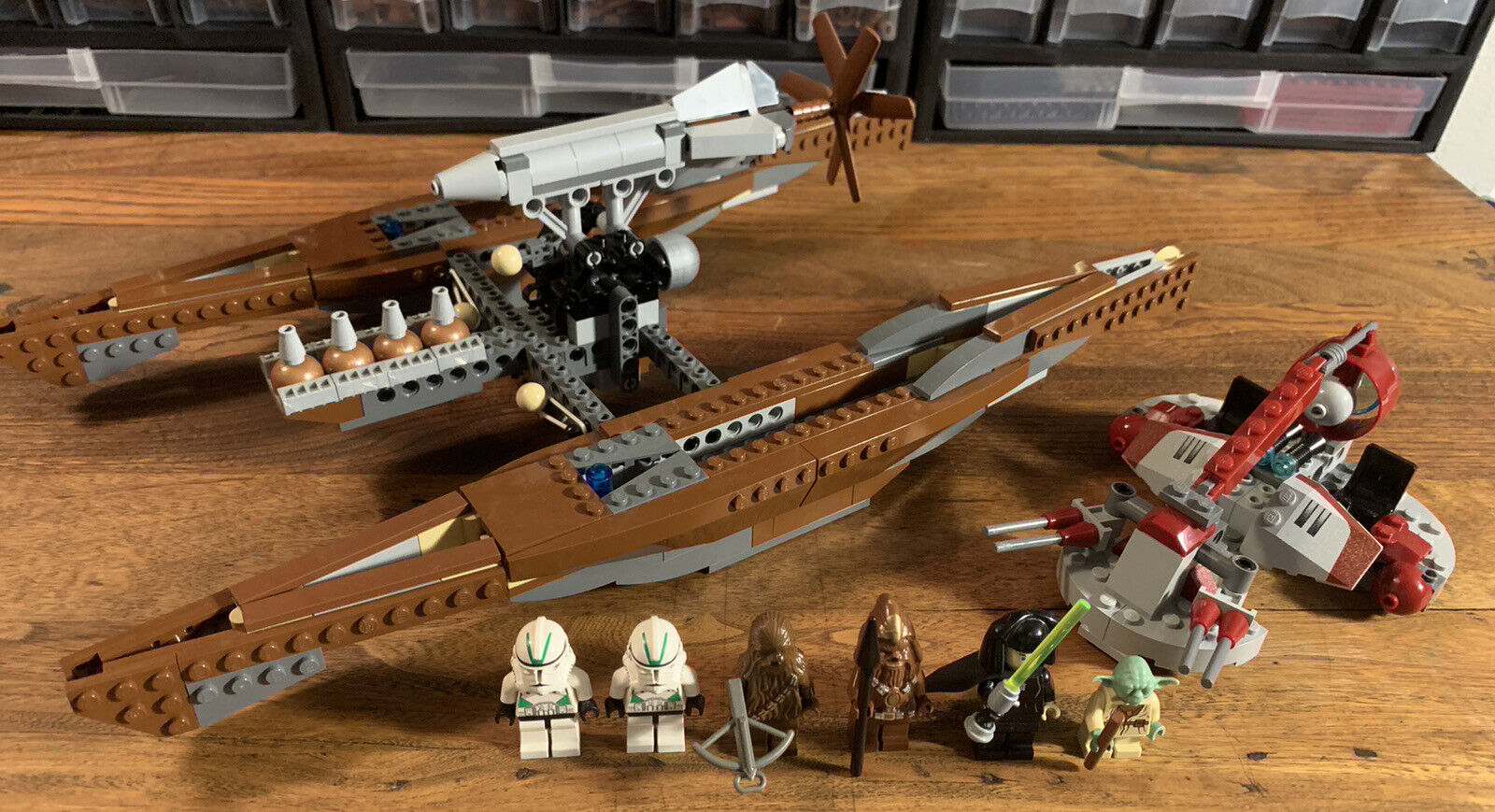 Lego Star Wars Wookie Catamaran USED. Complete With Instructions, No Box. (read)