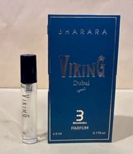 1 Sample Vial BHARARA VIKING DUBAI for Men 0.17 oz 5 ml Parfum Spray NEW ON CARD