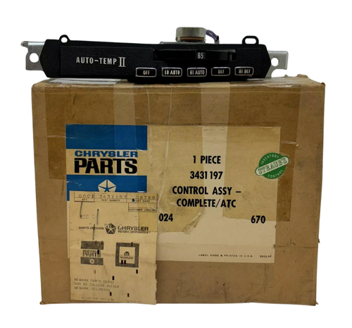 1971-1973 Chrysler Automatic A/C Heater Temperature Control Assembly 3431197 NOS - Picture 2 of 8