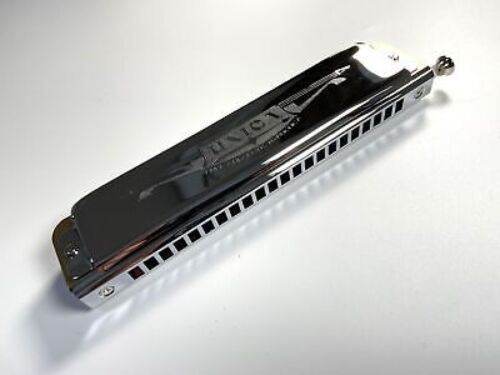Tombo No.1244 C Key UNICA Chromatic Harmonica 22 Holes 44 Sounds - Picture 4 of 24