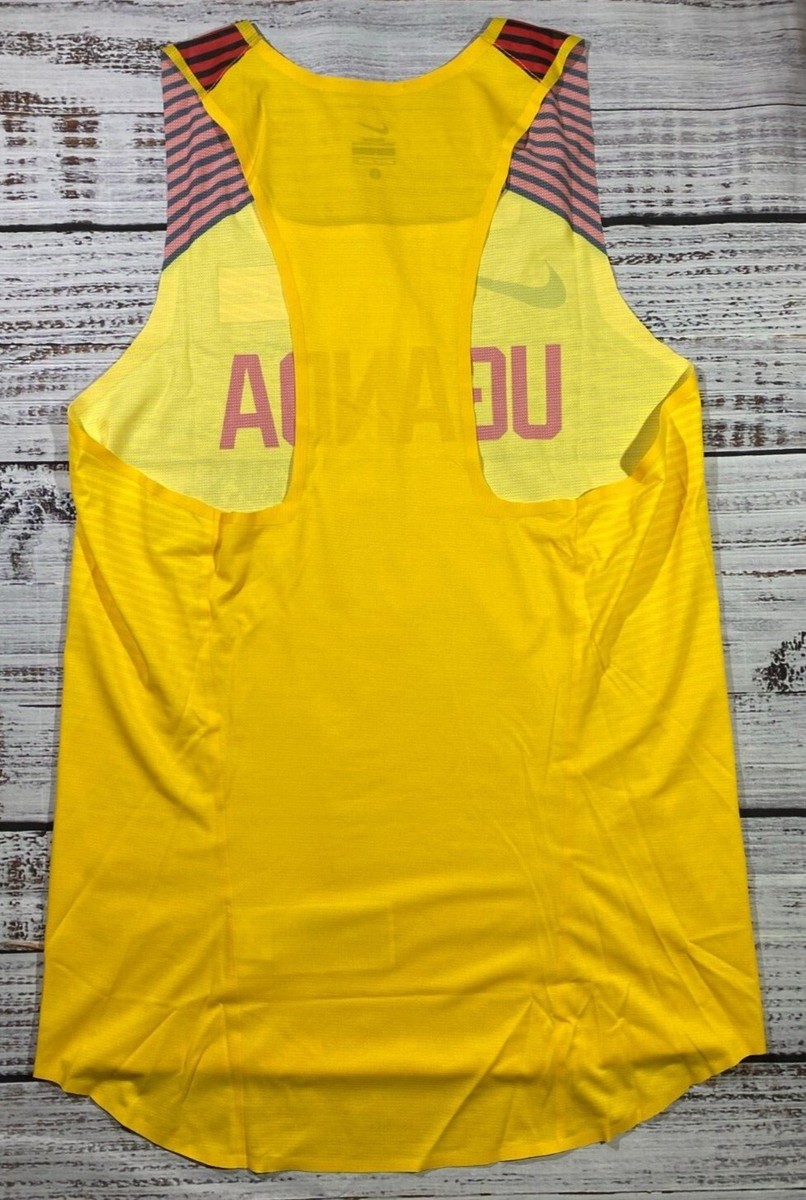 Rare Nike Pro Elite Uganda 2019 Singlet - Men's S 882277-XXX