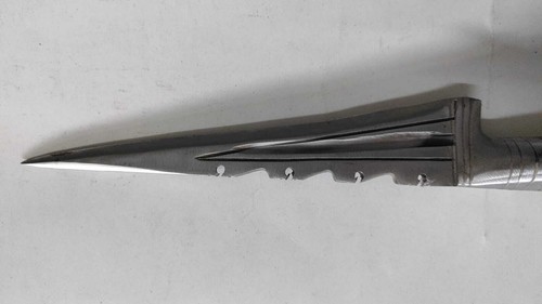 Antique Wootz Damascus Deer Hilt Dagger Khanjar Stag Vintage Rare Collectible - Picture 6 of 8