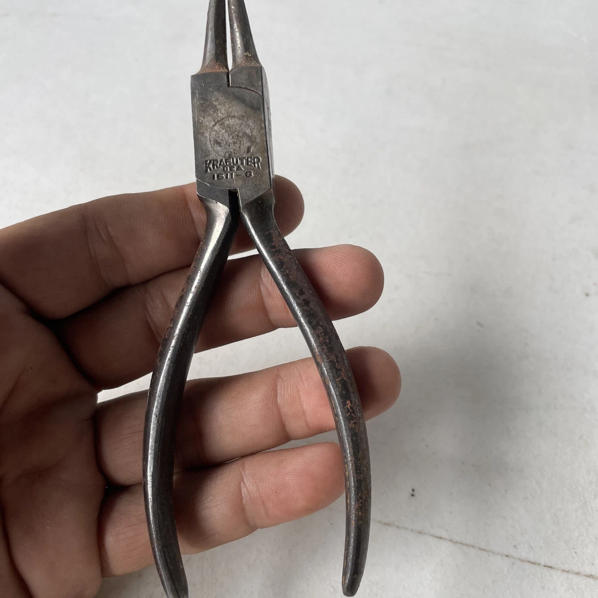 KRAEUTER 1611 6 ROUND NEEDLE NOSE PLIERS JEWELRY DESIGN MADE IN