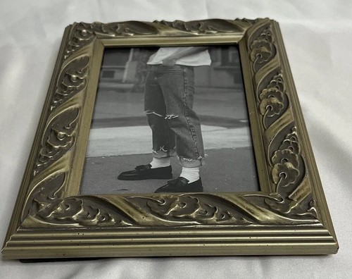Furio Home Photo Frame Art Nouveau Wood Vintage 1998 Floral For 4 x 6 Photo - Picture 7 of 17