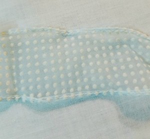 Vintage Black Dot Sheer Trim 5 1//2 inches wide 2 yards