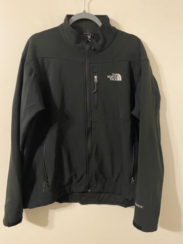 Mens The North Face Black Apex Fleece Lined Full Zip Jacket Size XL - Picture 1 of 5