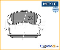 Bremsbelagsatz, Scheibenbremse Meyle 0252136315/W