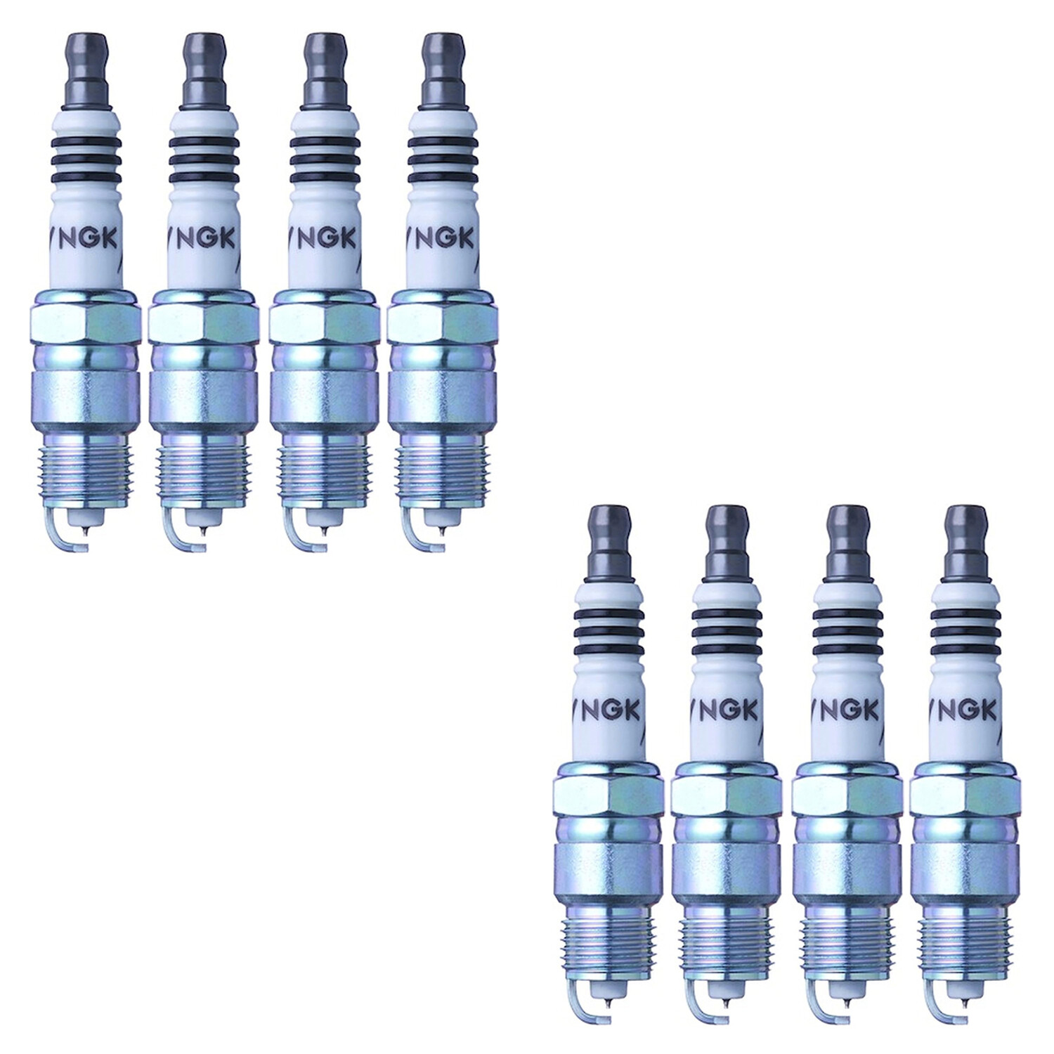 NGK Iridium IX Spark Plug Set 8 Pieces 7348 For Ford Mustang 5.0 5.8 V8