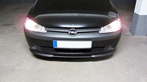 For Opel Corsa C 3 front spoiler lip front apron front lip front attachment GSI - Picture 1 of 5