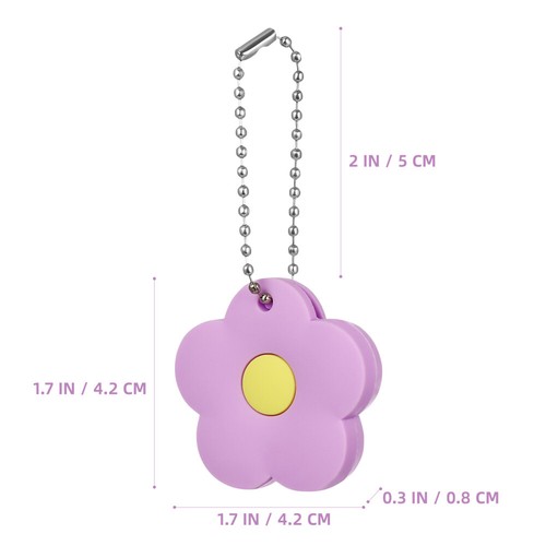 5 Pcs Silicone Protective Cover Key Chain Cute Identifiers Funny Covers Caps - Afbeelding 7 van 10