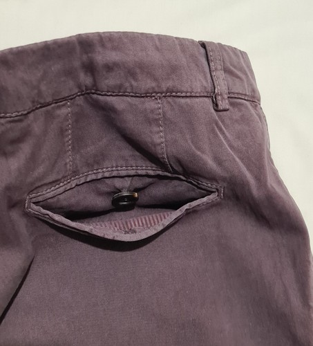 Brunello Cucinelli M026VR1050 Cotton Blend Trousers Pant Plum Size uk 40" Waist - 第 5/8 張圖片