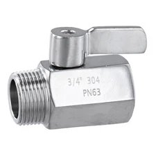 Ball Valve Connector Garden Hose 3/4" Shut Off Valve Thread Easy Installation