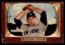 1955 Bowman Baseball #201 Allie Reynolds PR *e1