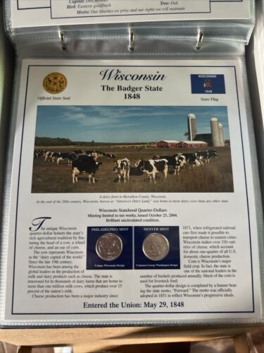 Postal Commemorative Society Statehood Quarters Collection, Volumes 11of 11 - Picture 9 of 24