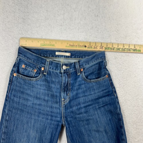 Jeans Levi's Low Pro gamba dritta donna 26 (29x30) DIFETTI* denim blu vita alta - Foto 4 di 16