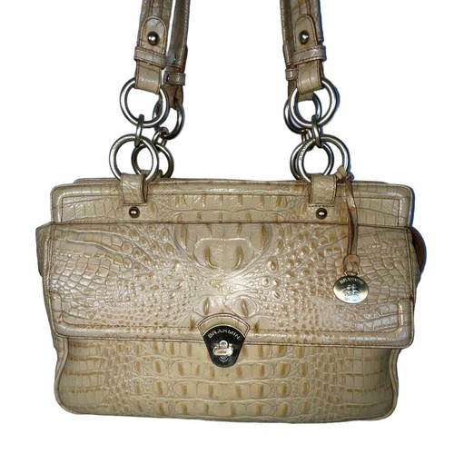 Brahmin Vintage Colette Melbourne Leder Schultasche seltener Fund - Bild 8 von 16