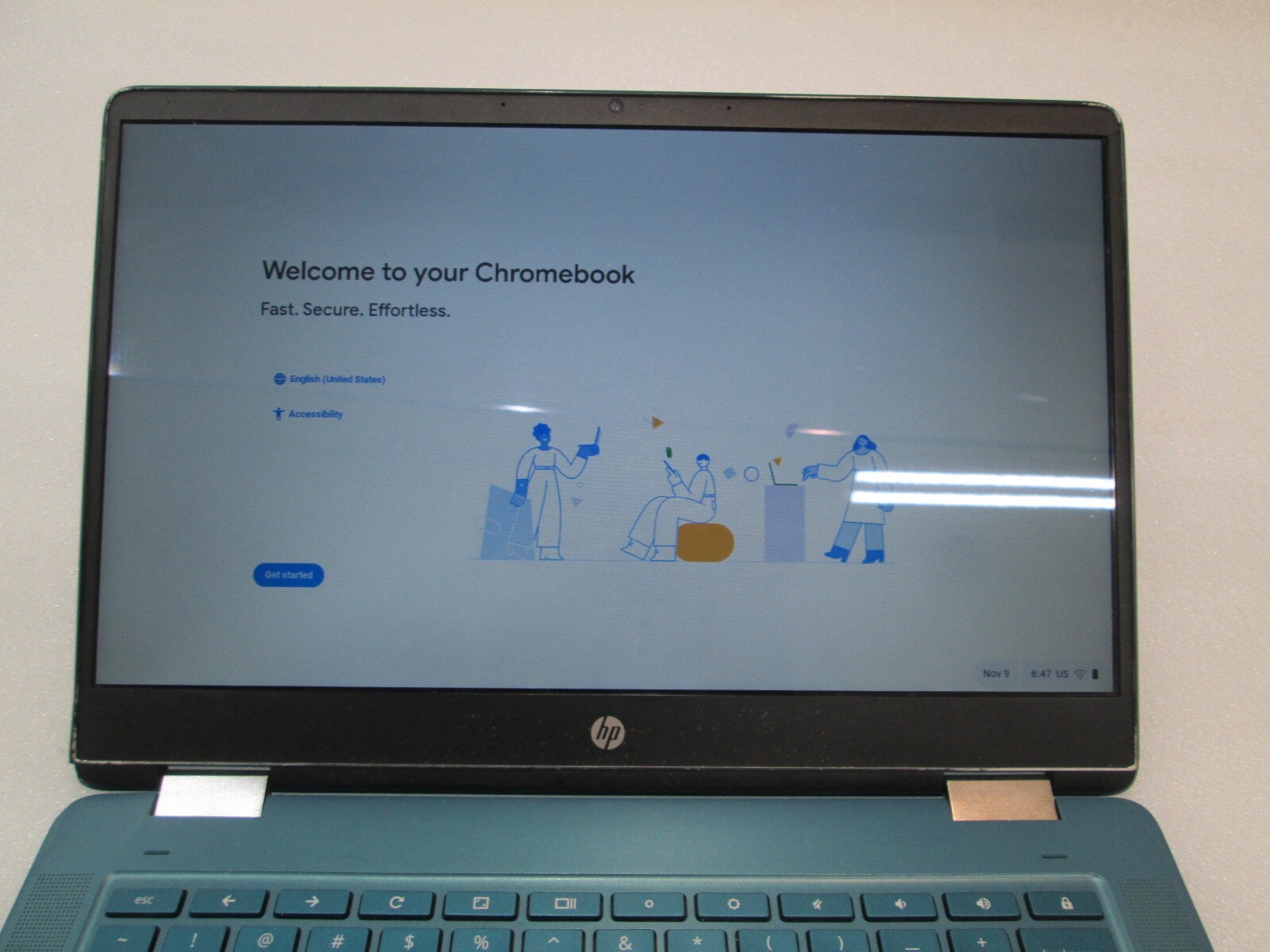 HP Chromebook x360 14a-ca0030wm 14" (64GB, Intel Celeron, 1.10 GHz, 4GB) READ - Picture 2 of 15