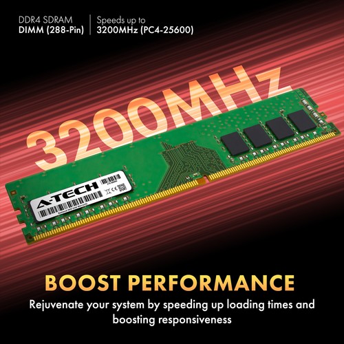 64GB 2x32GB DDR4-3200 ASRock B460M-ITX/ac B550M-ITX/ac H410M-HDV R2.0 Memory RAM - Picture 8 of 11