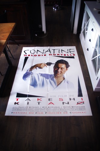 SONATINE Takeshi Kitano Large French Grande Vintage Movie Poster Original 1993 - Picture 1 of 11