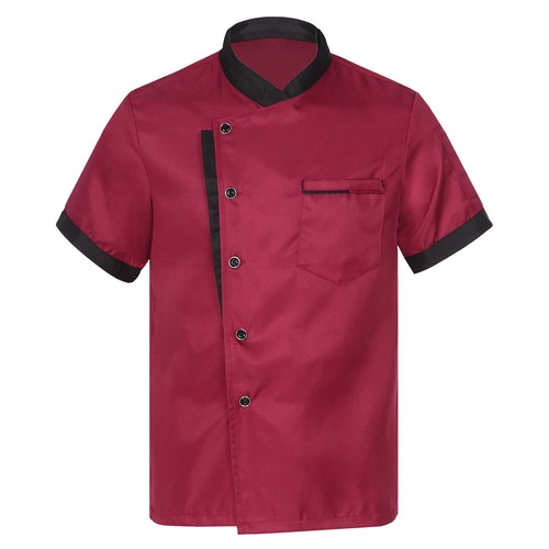 Unisex Chef Jacket Men's Classic Chef Coat Womens Restaurant Cook Shirt - Picture 6 of 77