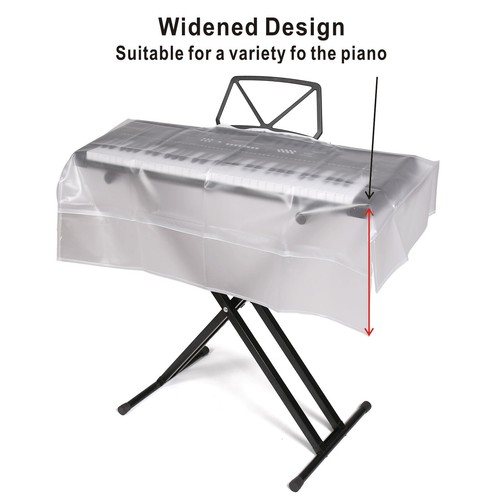 Dustproof Cover for Keyboards Digital Pianos Transparent and Waterproof Piano - Picture 5 of 12