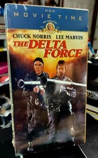 THE DELTA FORCE - VHS NEW SEALED RARE - 1986 Chuck Norris Lee Marvin - MGM