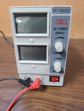 MASTECH HY 1803DL 12 VOLT DC POWER SUPPLY VARIABLE. 0- 18 VOLTS 3 AMPS