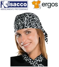 Isacco BANDANA Sushi Man Japanese Restaurant Unisex 100% Cotton Chef Kitchen