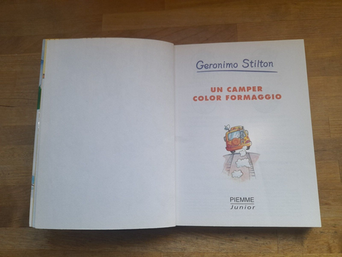 GERONIMO STILTON. UN CAMPER COLOR FORMAGGIO. STORIE DA RIDERE 2. PIEMME JUNIOR. - Imagen 3 de 7