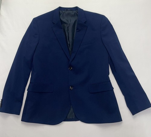 H&M Blue Skinny Fit SUIT (Jacket Size 42R) (pants Size 32R).. - Picture 4 of 10