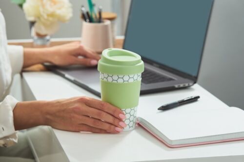 Multi Pack Travel Cup 320ml Navy Teal Pink BPA Free Restore Coffee Beverage - Picture 5 of 57
