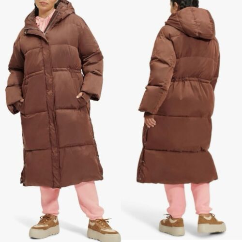 UGG Damen Keeley Long Puffer Mantel Dark Chestnut M - Bild 12 von 14