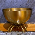 Target Threshold 28 oz Stainless Steel Gold Halloween Spider Candy Bowl PB Dupe