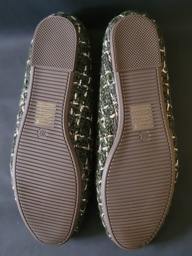 Patrizia By Spring Step Shoes Womens 39/8.5 Knitknot Loafers Olive Multi Flats - Picture 8 of 9
