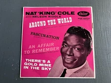 Nat King Cole Nelson Riddle Around the World 45 Album Vinyl LP Record EAP1.813