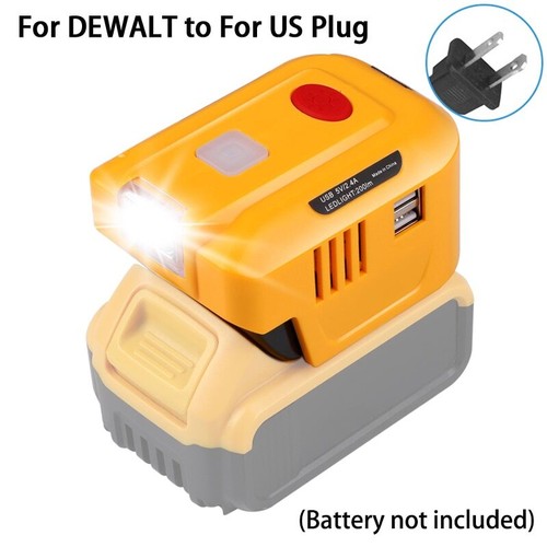 For Dewalt Battery Inverter Generator DC 20V To AC 110V/220V Inverter Power LED - Picture 7 of 10