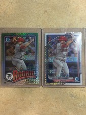 2024 Bowman Nolan Schanuel ROY Favorites RC & RC Mojo Refractors Angels