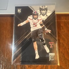 2017 Panini Elite Patrick Mahomes Rookie Card RC #145 Texas Tech NM-MT MVP