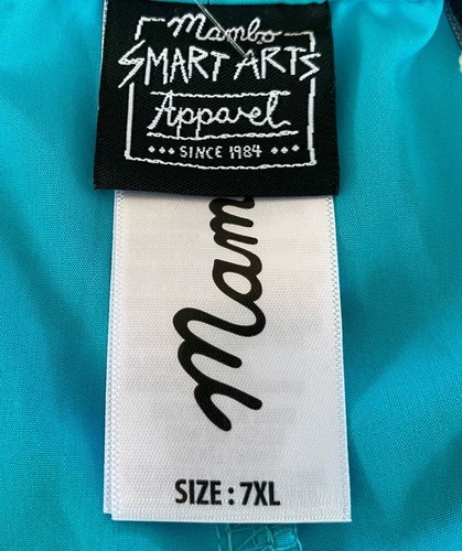 Mambo Board Shorts Mens 7XL Aqua Fox Pockets Smart Arts Repreve Polyester NWT - Picture 10 of 18