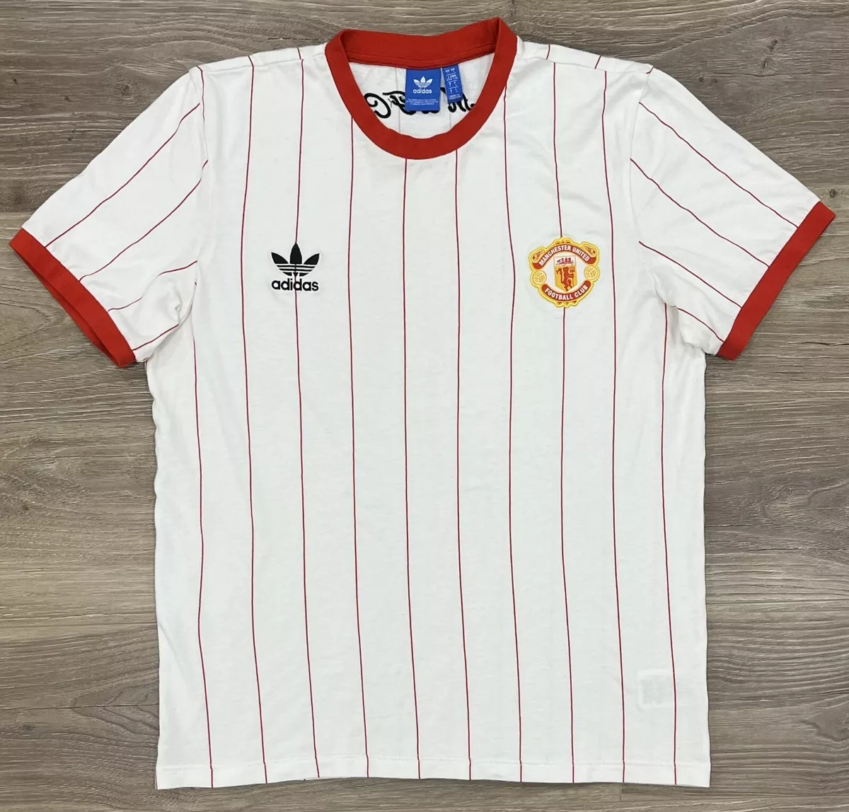 Adidas originals stripe football cheap t-shirt