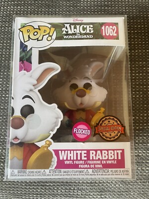 Funko Pop! 1062 Disney White Rabbit Flocked Alice Im Wunderland