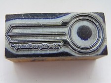 Vintage Printing Letterpress Printers Block Your Key to Security