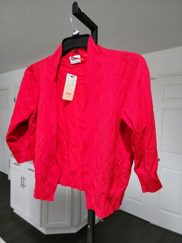 TownCat Youth Girls Cardigan Cover Up Size L Open Front. New With Tag - Picture 3 of 5