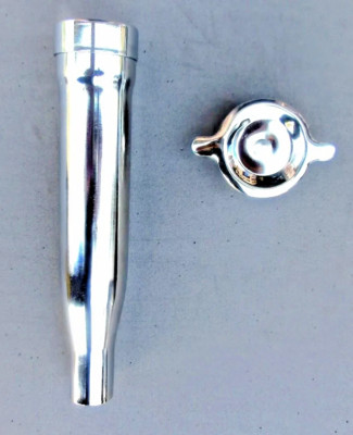 CHROME OLDSMOBILE OIL FILLER TUBE AND CAP 307,330,350,403, AND 400,425,455