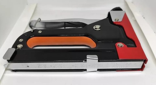 Powerful Heavy Duty Staple Gun Tacker Wood Craft Upholstery + 1000 Staples UK - Picture 5 of 6