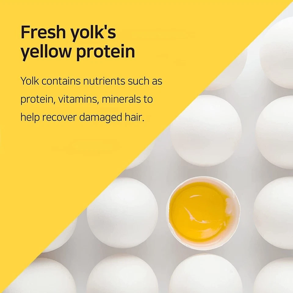 Juegos de champú y acondicionador nutricional profundo para huevos Valmona Ylok-Mayo 480 ml / K-Beauty Foto 4 de 4