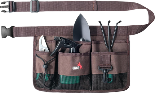 UNCO Gardening Waist Apron with Pockets - Brown Construction Apron for Men, Carp - Picture 10 of 12