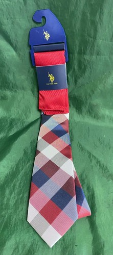 U.S. Polo Assn. (NWT) Men's Tie Set with Coordinating Pocket Square